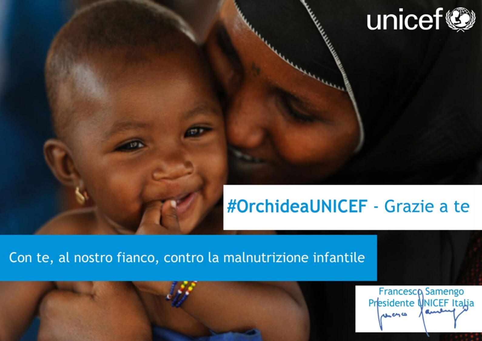 Attestato di partecipazione ricevuto da Pro Loco Inzago da parte di Unichef